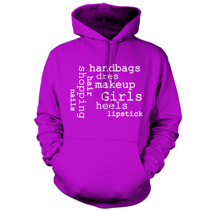 Girls Word Cloud T Shirt