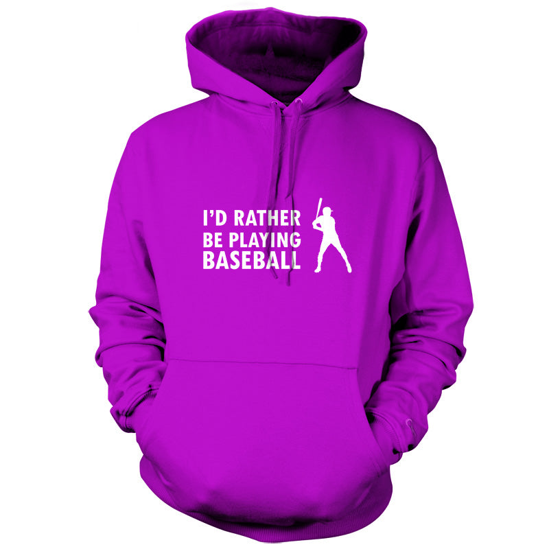 I'd Rather Be Playing Baseball T Shirt