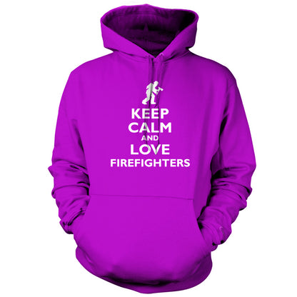 Keep Calm and Love Firefighters T Shirt