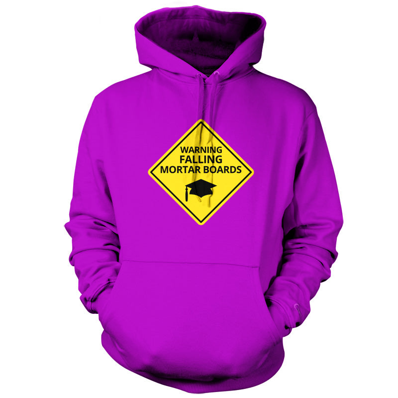 Warning Falling Mortar Boards T Shirt