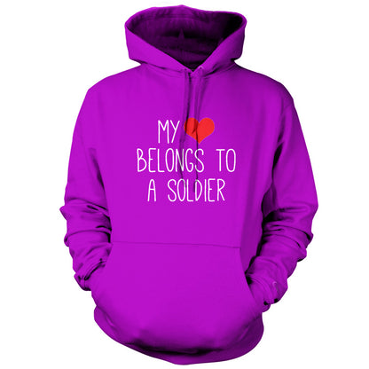 My Heart Belongs To A Soldier T Shirt