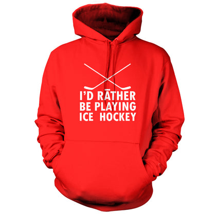 I'd Rather Be Playing Ice Hockey T Shirt