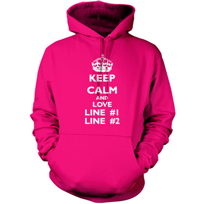 Keep calm and Love custom T Shirt