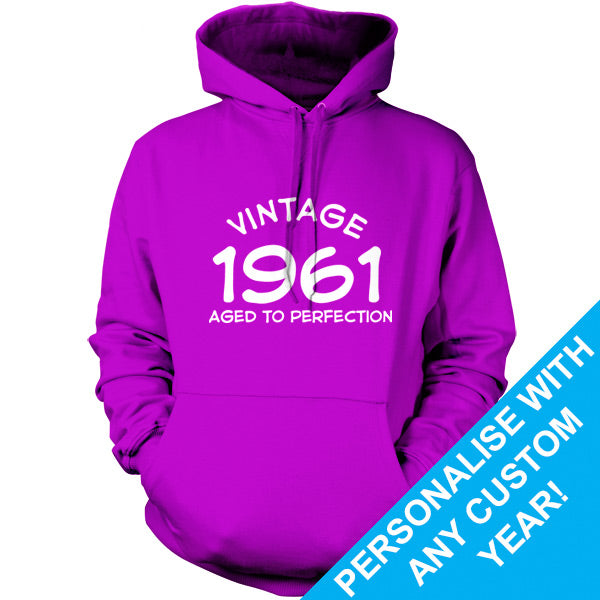 Custom Vintage Aged to Perfection Birthday T Shirt