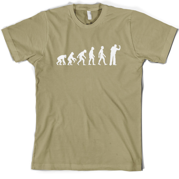 Evolution of Man Darts T Shirt