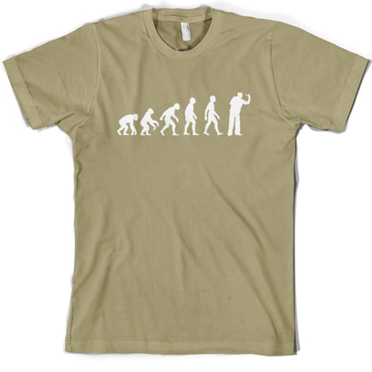 Evolution of Man Darts T Shirt