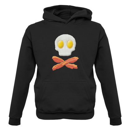 Eggs Bacon Skull and Bones Kids T Shirt