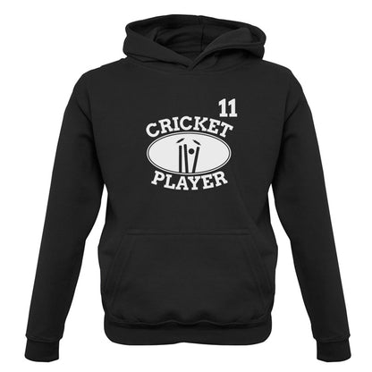 Cricket Player 11 Kids T Shirt