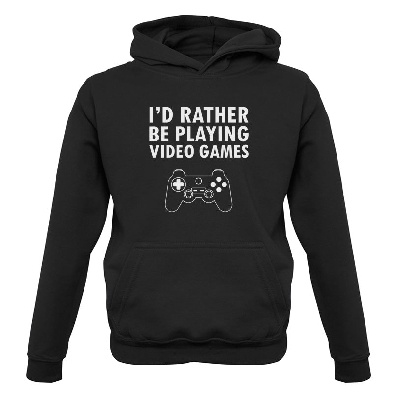 I'd Rather Be Playing Video Games Kids T Shirt