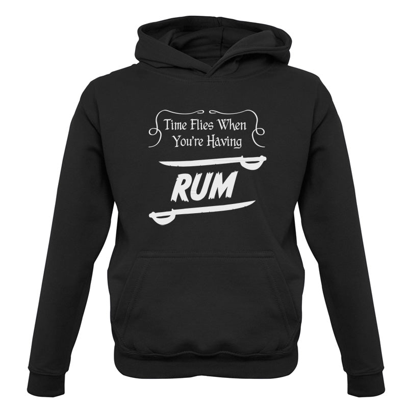 Time Flies When You're Having Rum Kids T Shirt