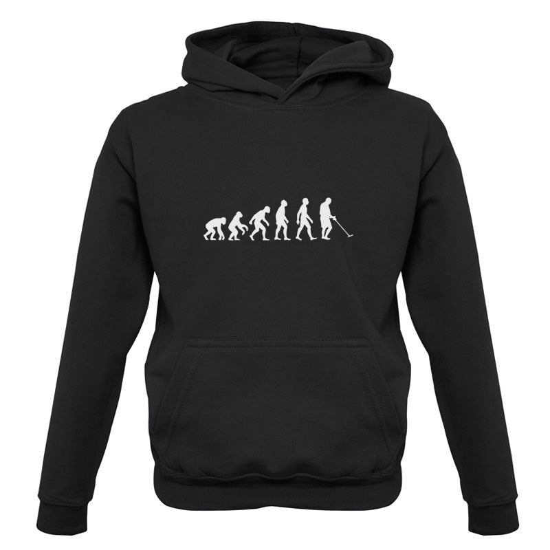 Evolution Of Man Metal Detector Kids T Shirt