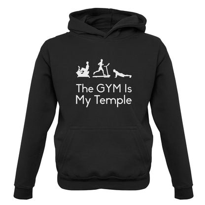 The GYM Is My Temple Kids T Shirt