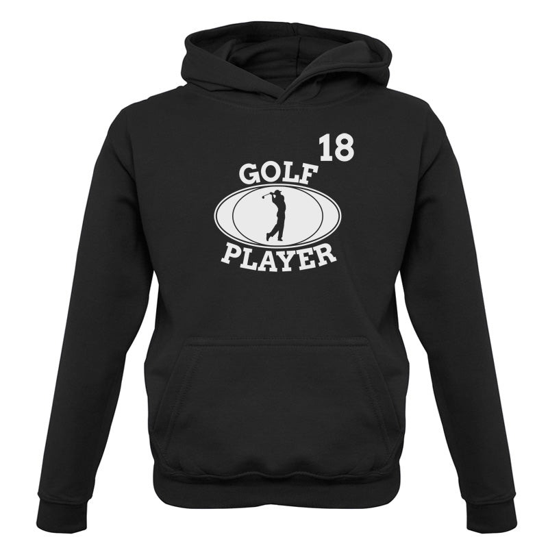 Golf Player 18 Kids T Shirt