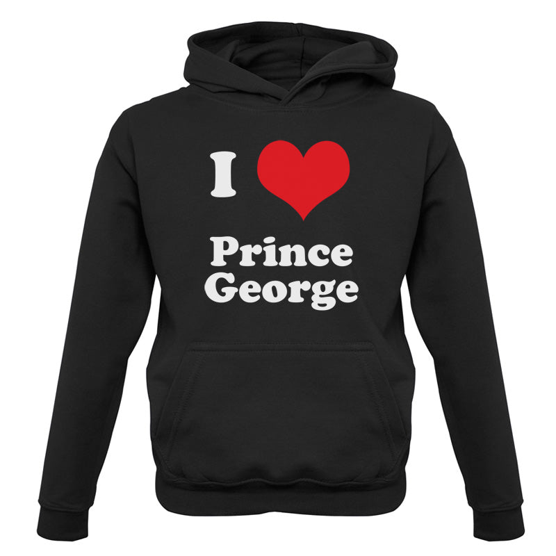 I Love Prince George Kids T Shirt