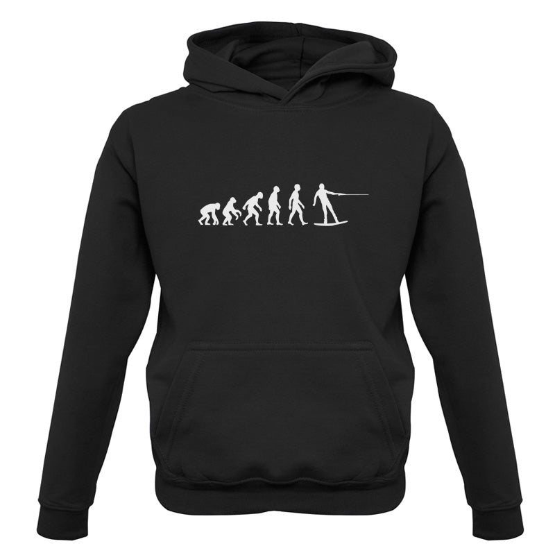 Evolution of Man Wakeboard Kids T Shirt