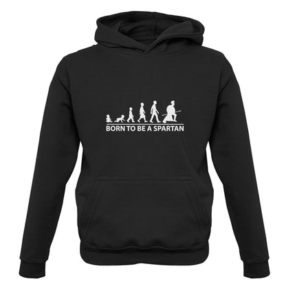 Born To Be A Spartan Kids T Shirt