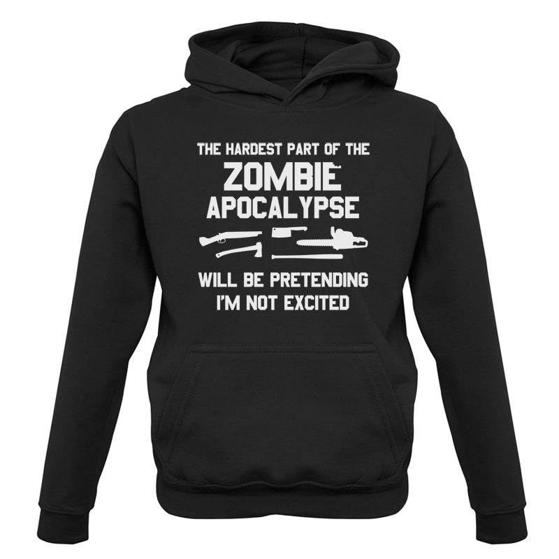 The Hardest Part Of The Zombie Apocalypse Kids T Shirt