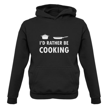 I'd Rather Be Cooking Kids T Shirt