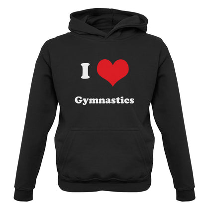 I Love Gymnastics Kids T Shirt