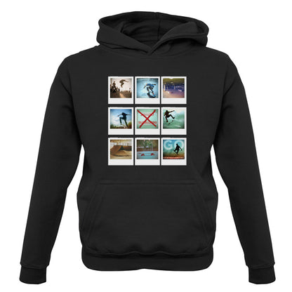 Go Skateboarding Photo Collage Kids T Shirt