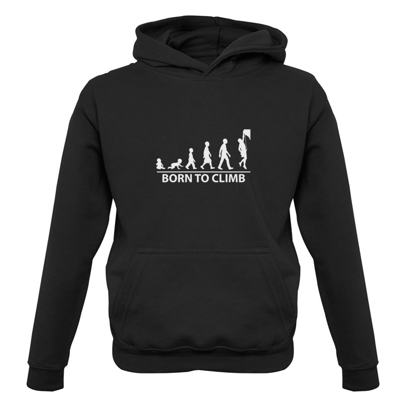 Born To Climb (Rock Climb) Kids T Shirt