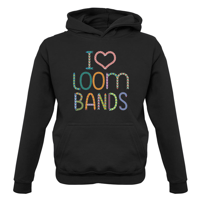 I Love Loom Bands Kids T Shirt