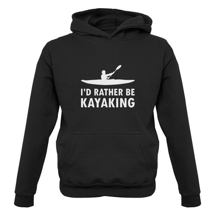 I'd Rather Be Kayaking Kids T Shirt