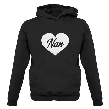 Heart Nan Kids T Shirt