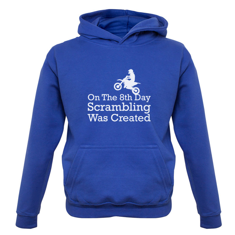 On The 8th Day Scrambling Was Created Kids T Shirt