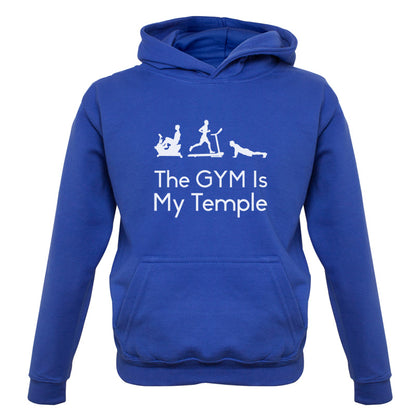 The GYM Is My Temple Kids T Shirt