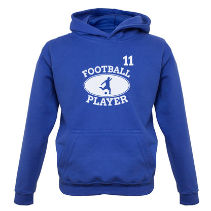 Football Player 11 Kids T Shirt