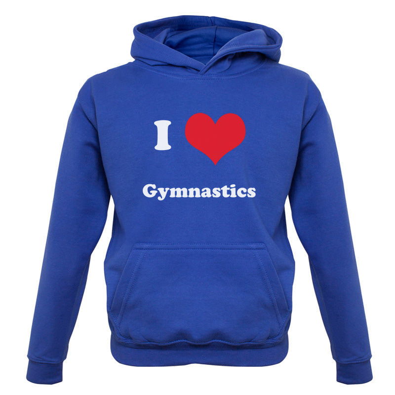 I Love Gymnastics Kids T Shirt