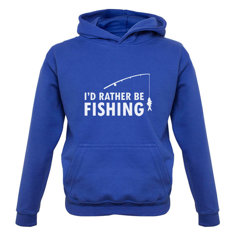 I'd Rather Be Fishing Kids T Shirt