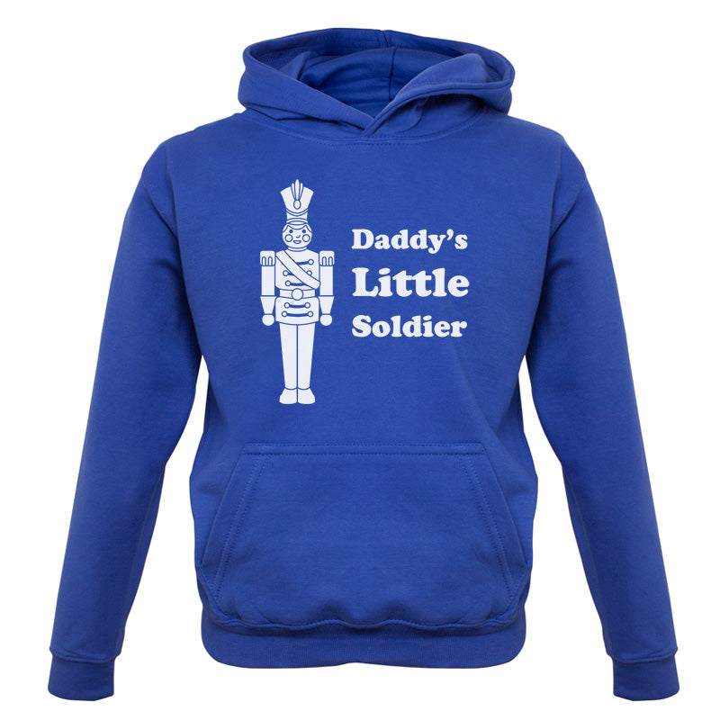 Daddy's Little Soldier Kids T Shirt