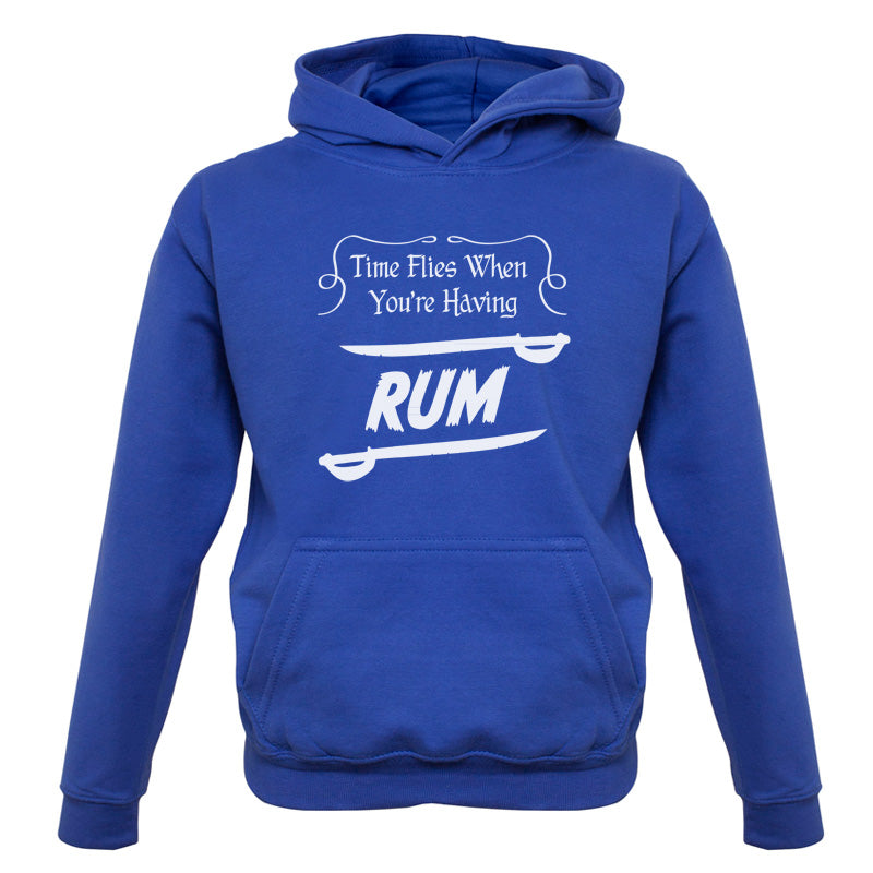 Time Flies When You're Having Rum Kids T Shirt