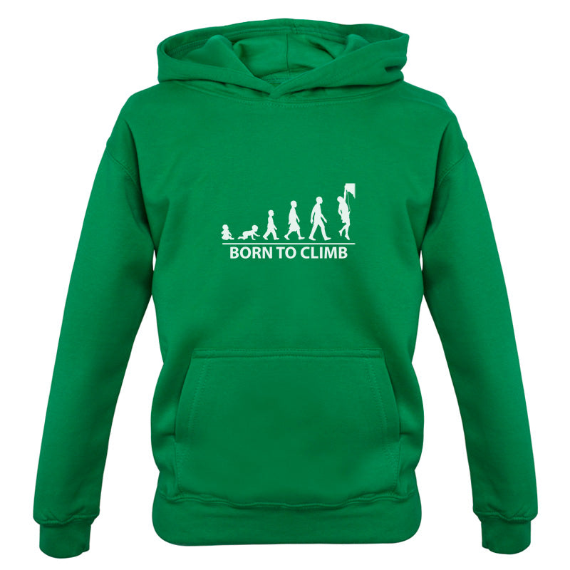 Born To Climb (Rock Climb) Kids T Shirt