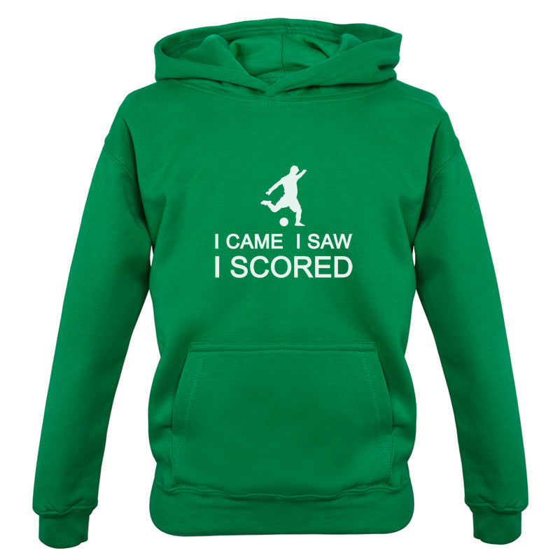 I Came I Saw I Scored Kids T Shirt