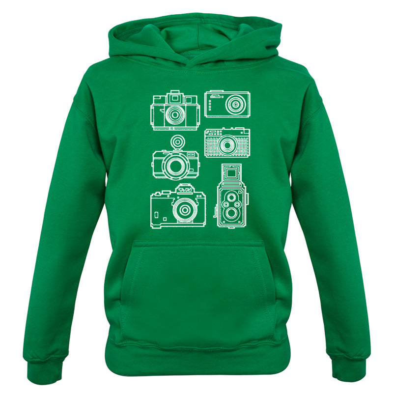 Vintage Cameras Kids T Shirt