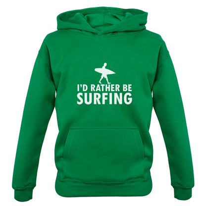 I'd Rather Be Surfing Kids T Shirt