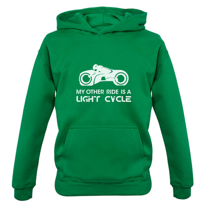 My Other Ride Is A Light Cycle Kids T Shirt