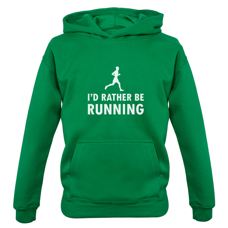 I'd Rather Be Running Kids T Shirt