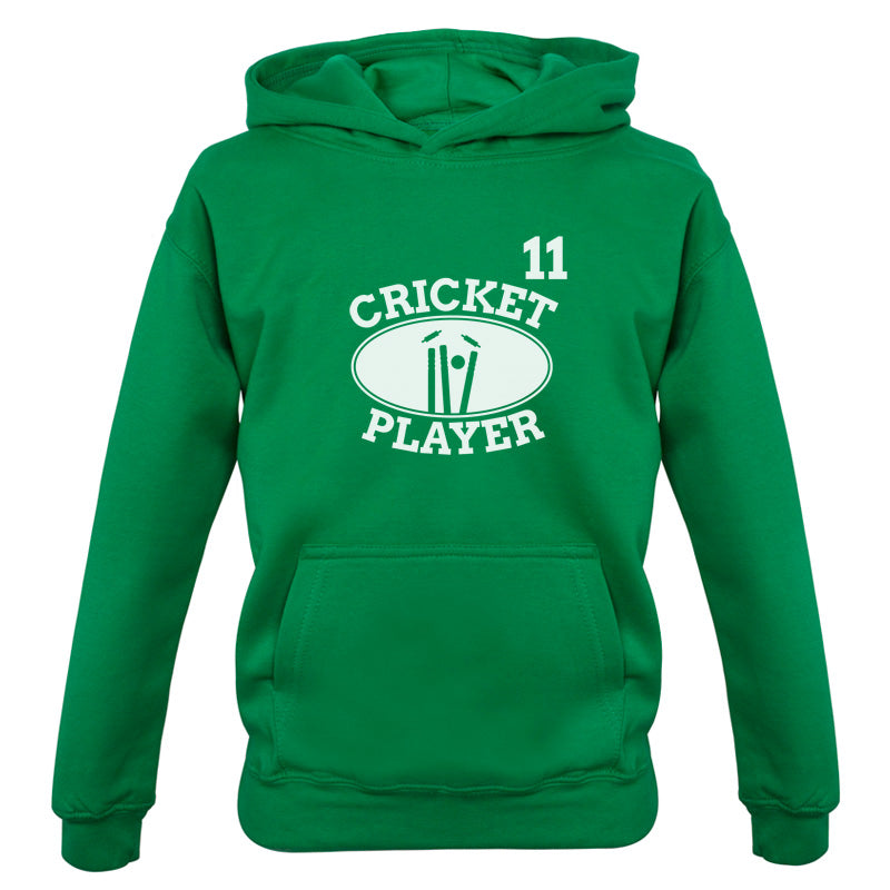 Cricket Player 11 Kids T Shirt