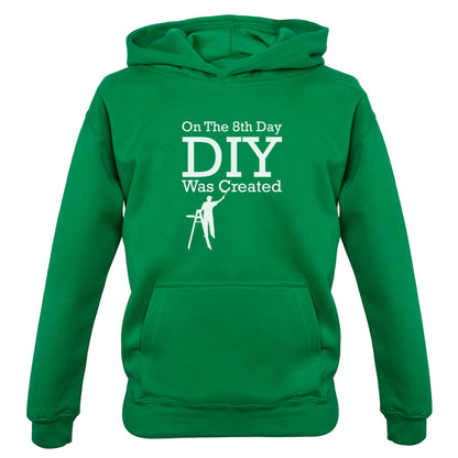 On The 8th Day DIY Was Created Kids T Shirt