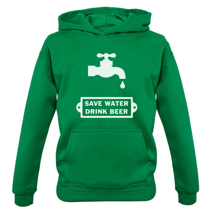 Save Water Drink Beer Kids T Shirt