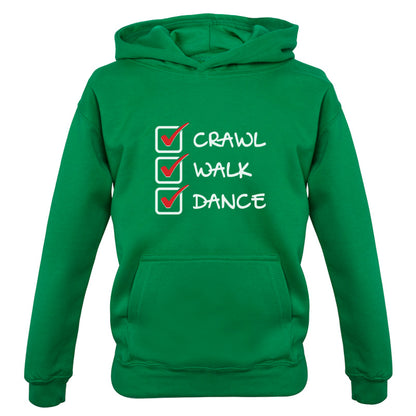 Crawl Walk Dance Kids T Shirt