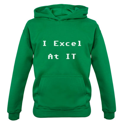 I Excel at IT Kids T Shirt