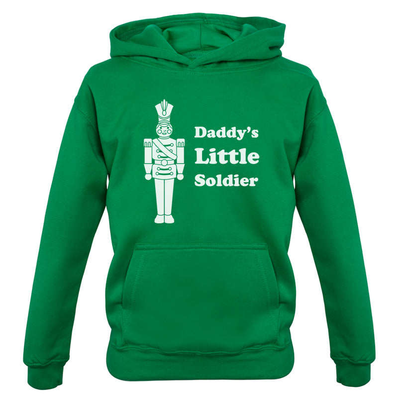 Daddy's Little Soldier Kids T Shirt