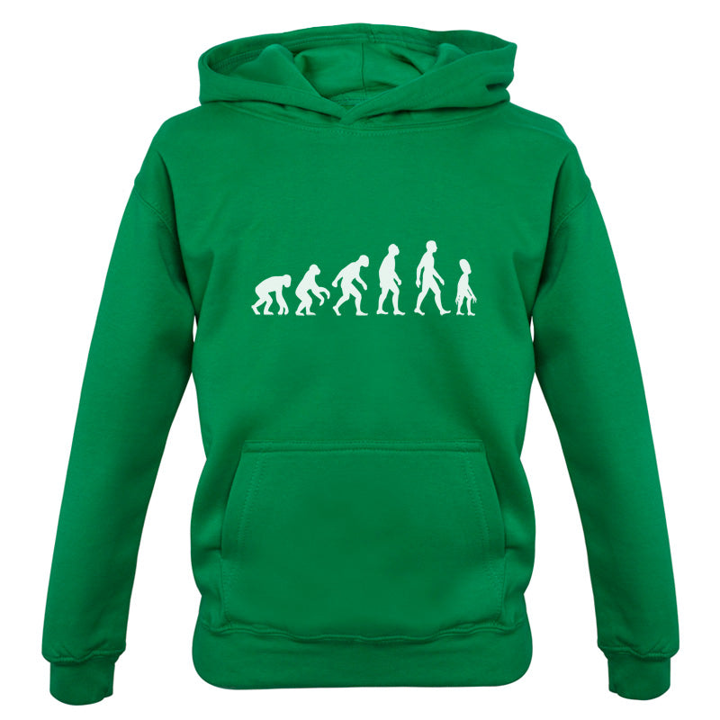 Evolution of Man Alien Kids T Shirt