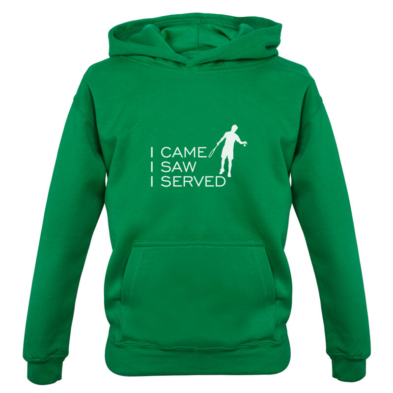 I Came I Saw I Served Kids T Shirt