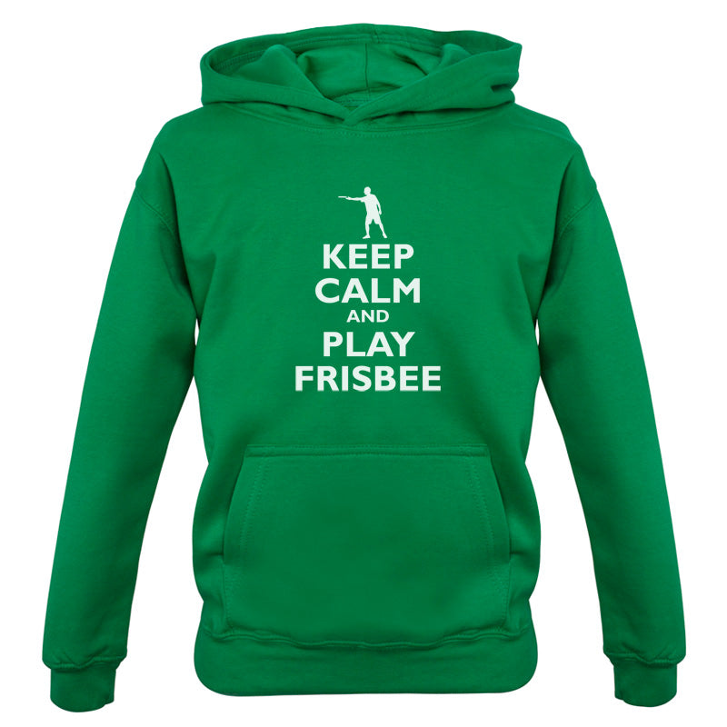 Keep Calm and Play Frisbee Kids T Shirt